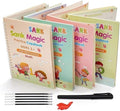BUYDASH Magic Practice Copybook (4 Books, 1 Pen, 1 Grip, 10 Refills)- 50% Off (Save ₹600)